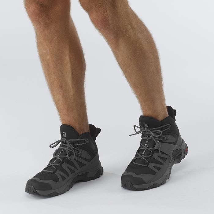 Salomon X Ultra 4 Mid Wide Gtx Black Mgnt