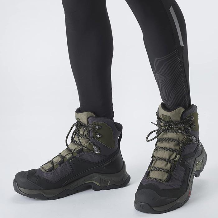 Salomon Shoes Quest Element Gtx Black Dlicgr Olv