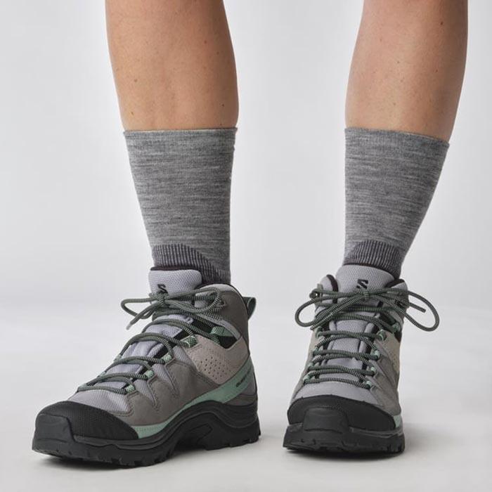 Salomon Shoes Quest Rove Gtx W Quarry Qush Black